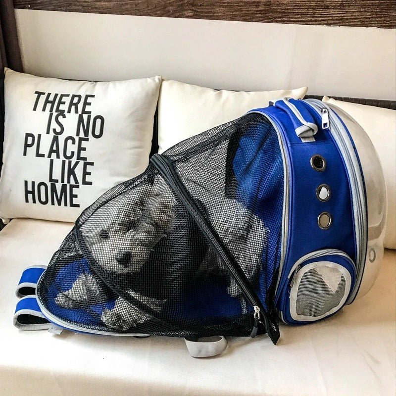 clear backpack for pets, clear pet carrier, clear rolling cat carrier, clear pet backpack, clear cat carrier